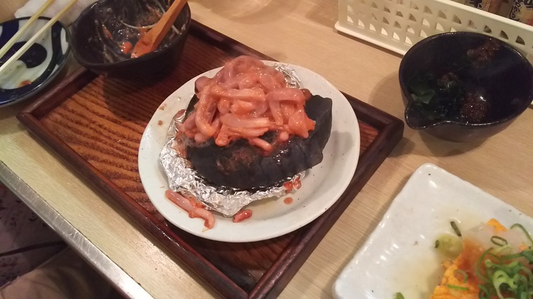 美味しそうな烏賊の塩辛