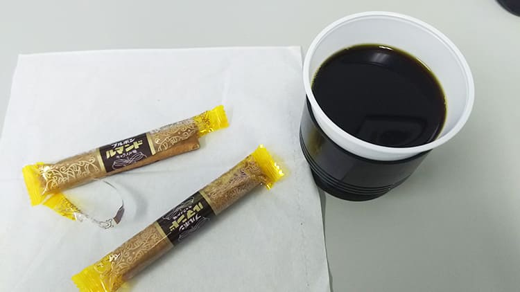 ルマンド キャラメル味とコーヒー