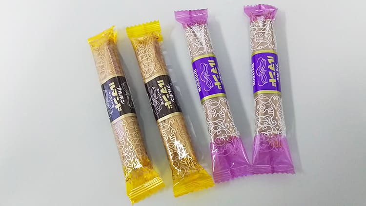 ルマンド キャラメル味と通常のルマンド