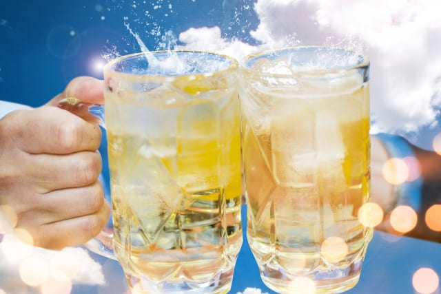ハイボールで乾杯