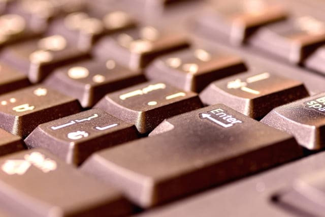 パソコンのキーボード