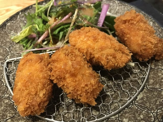 たくさんの牡蠣フライ
