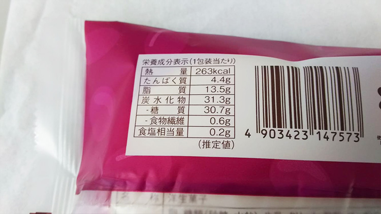 あんバタ かすたーどロールの成分