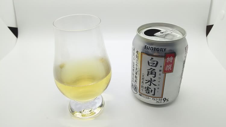 白角水割のホットウイスキー