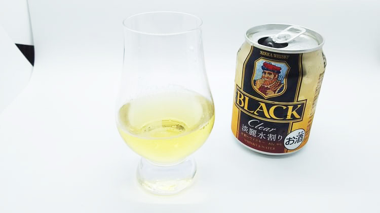 ブラックニッカクリアの水割り
