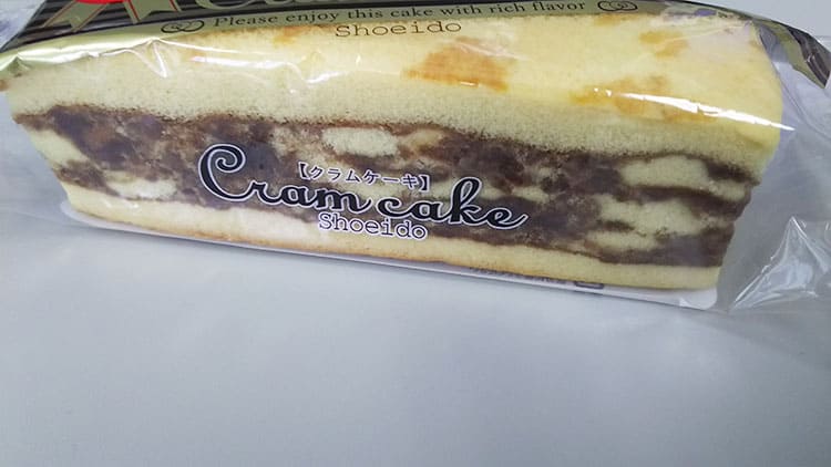 クラムケーキの側面