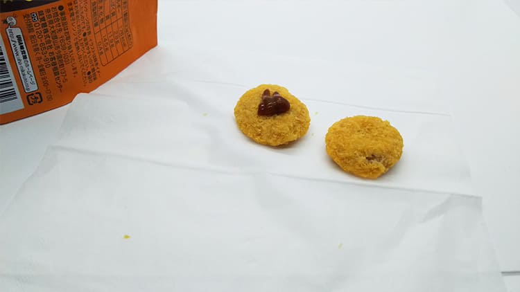 ソースをかけたコロッケのまんま