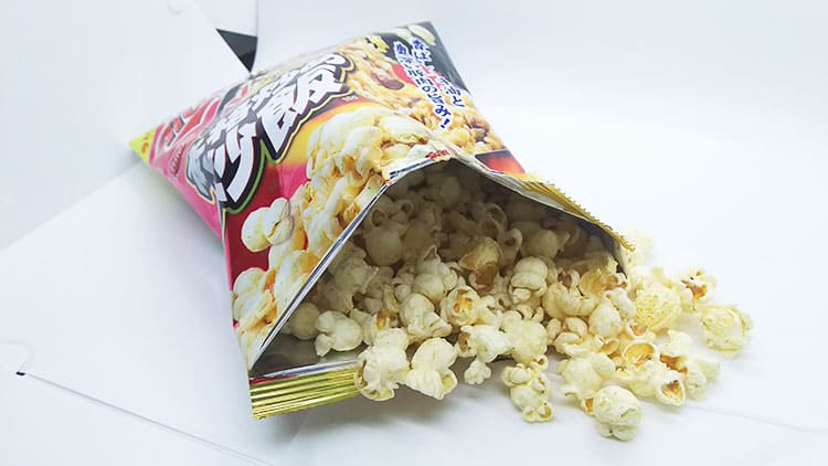 卓上のポップコーン