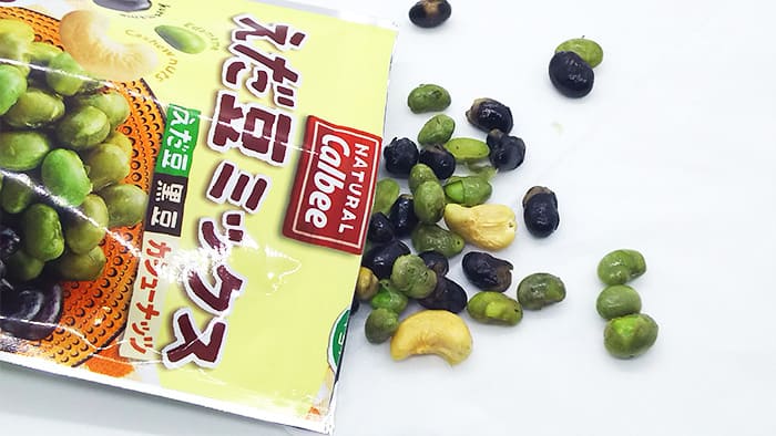 三種類の豆のお菓子